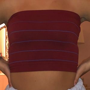 Urban outfitters striped tube top